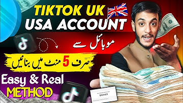 UK TikTok Account Kaise Banaye | How to Create TikTok UK-USA Account in Pakistan | Uk-Usa
