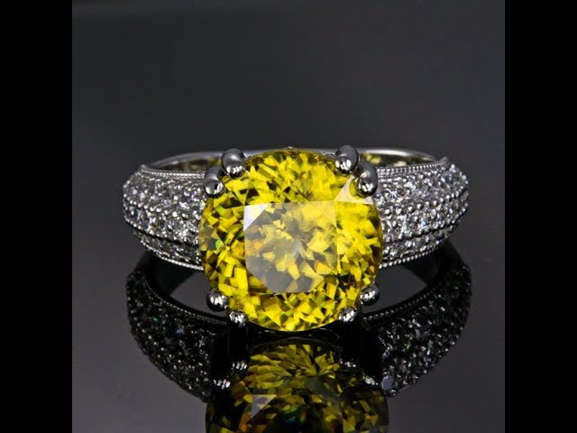 925 sterling silver white gold plated engagement yellow stone zircon ring –  SK Jeweller Australia