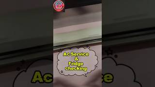 Semi build Ac service and lg fridge checking #technicianparveen #actechnician #jhajjar #shortvideo