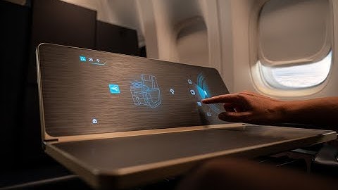 Lufthansa Technik Debuts Hidden Touchscreen For Media In Table