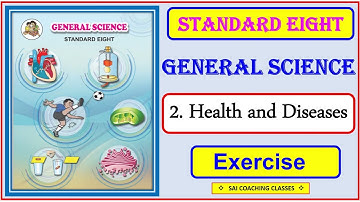 Exercise class 8th science chapter 2 health and diseases । Exercise health and diseases। #std8