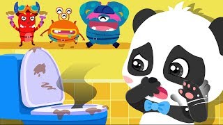 トイレのバイキンゆうえんち |  ひとりでトイレできた！ | トイレトレーニング | よい生活習慣 | 赤ちゃんが喜ぶアニメ | 動画 | ベビーバス| BabyBus