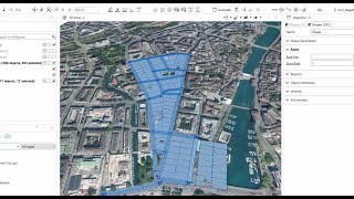 ArcGIS CityEngine How to creat city from an open street map كيف تنمذج مدينة من خريطة