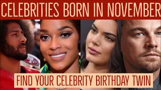 Scorpio and Sagittarius Celebrities born in November