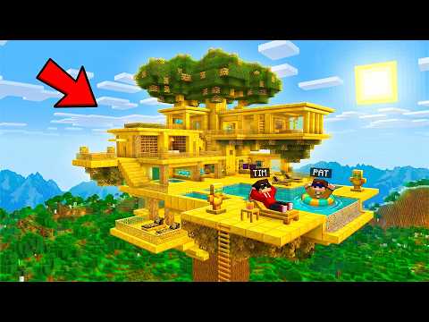PAT BAUT ein REICHES BAUMHAUS in Minecraft!