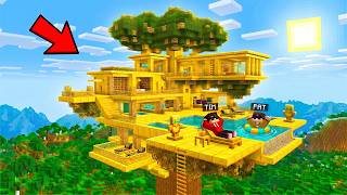 ARM BAUMHAUS vs. REICH BAUMHAUS KAMPF in MINECRAFT!