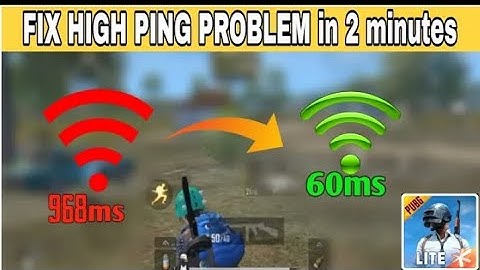 How to fix high ping problem in pubg mobile lite⚫ pubg mobile lite me low ping kaise kre 2023 Trick
