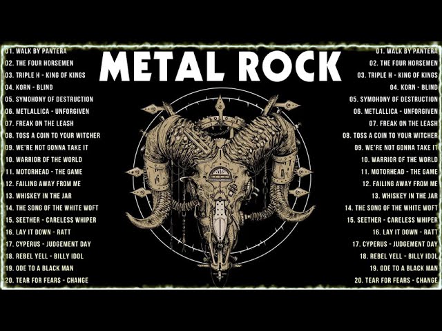 Greatest Heavy Metal rock 2000s - 50 Years Heavy Metal Rock Song class=