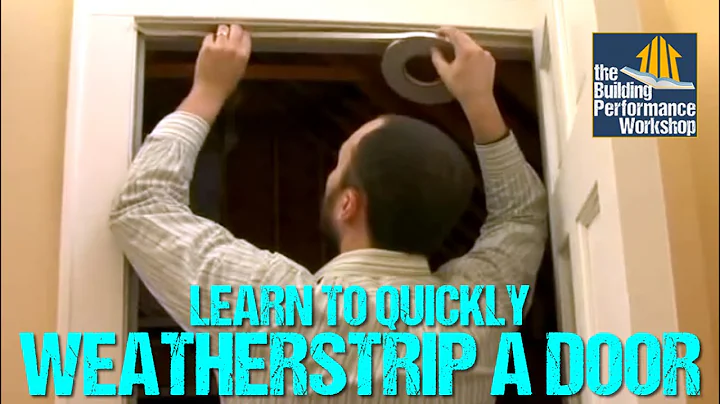 How to Weatherstrip Doors- DIY Home Improvement