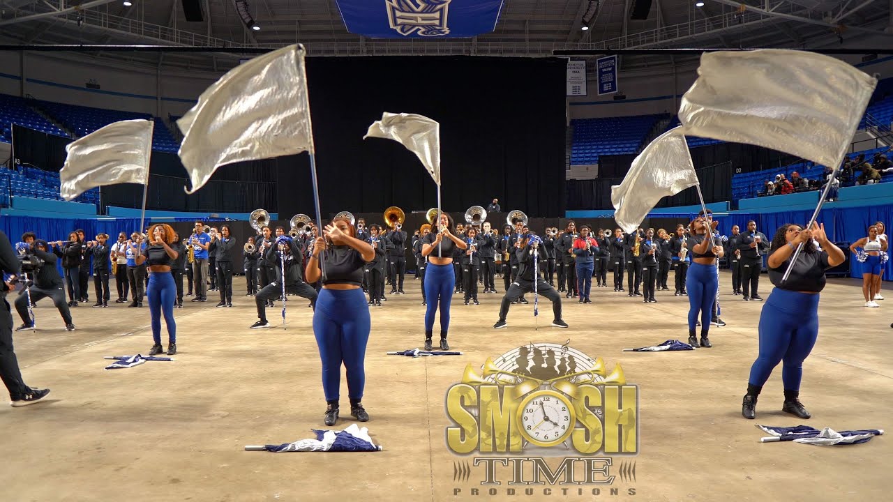Flag Twirlers Hampton University Marching Force Spring Band Camp 2023