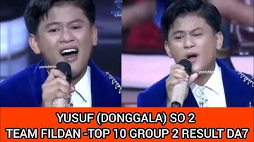AKU BUKAN RAHWANA - YUSUF (DONGGALA) SO 2 TOP 10 GROUP 2 RESULT D7ACADEMY INDOSIAR 