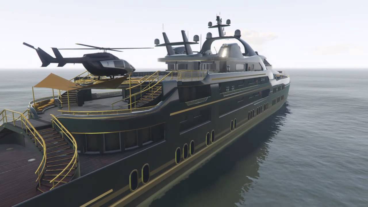 Grand Theft Auto V 10 million Yacht!!!!!!! YouTube