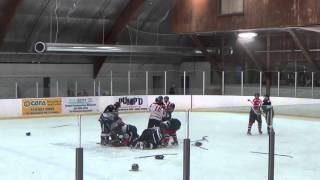 Hockey ref punches player, trainer punches ref