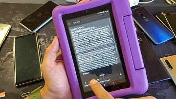 How to Resize Font Text Size on Amazon Fire 7 Kids Edition Tablet