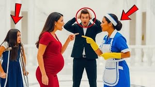 Невеста СЫГРАЛА роль беременной, чтобы избавиться от дочери миллионера но уборщица обнаружила нечто