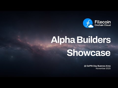 Alpha Builders Showcase | Filecoin Onchain Cloud Launch