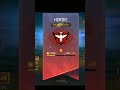 Diamond to Heroic Journey 🥰 #free fire #ffshorts #ffviral
