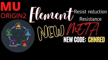 MU Origin2 *NEW META* Element Resistance Reduction and Element Resistance