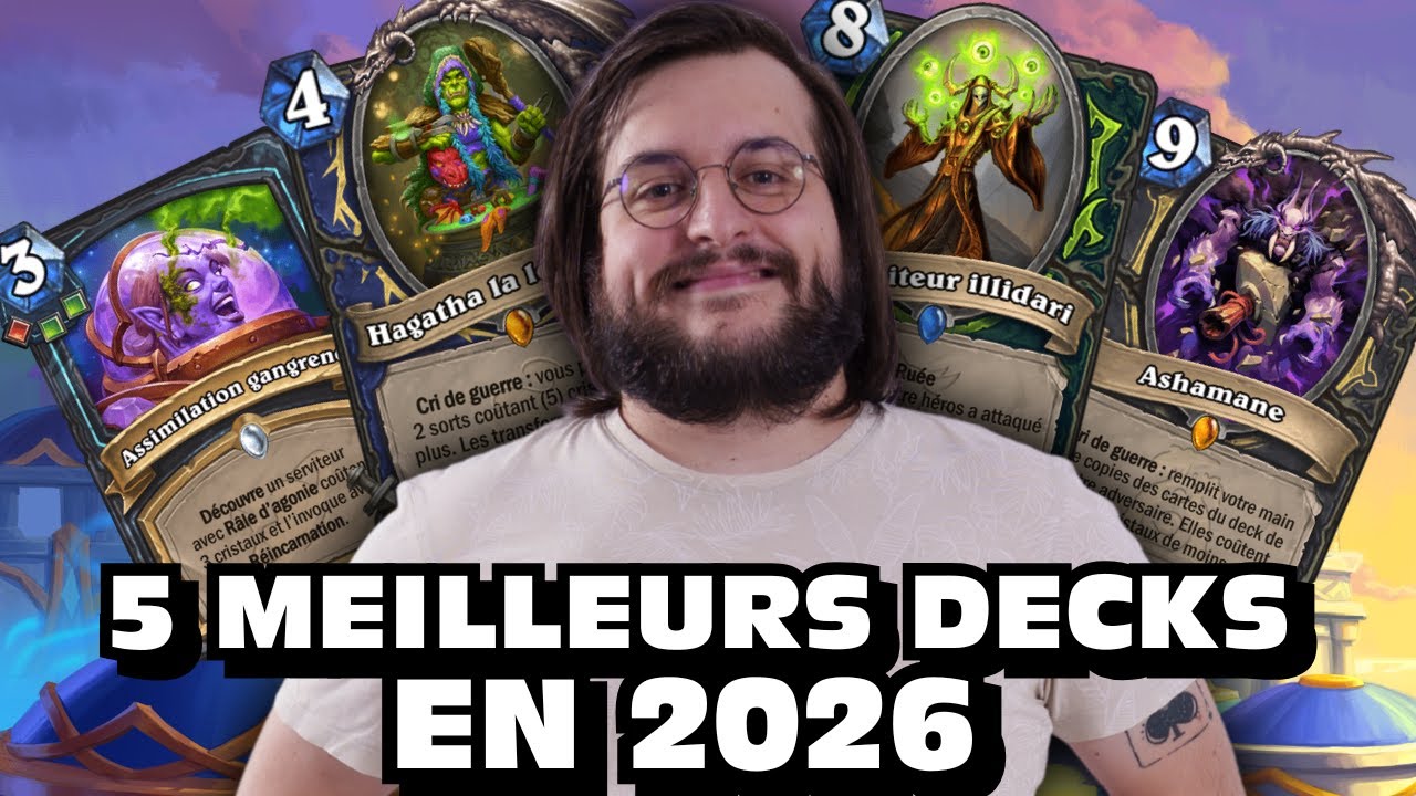 Les 5 MEILLEURS DECKS pour MONTER en LADDER en 2026 !