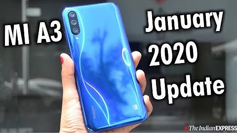 Mi a3 January 2020 update recived | mi a3 android 10 update