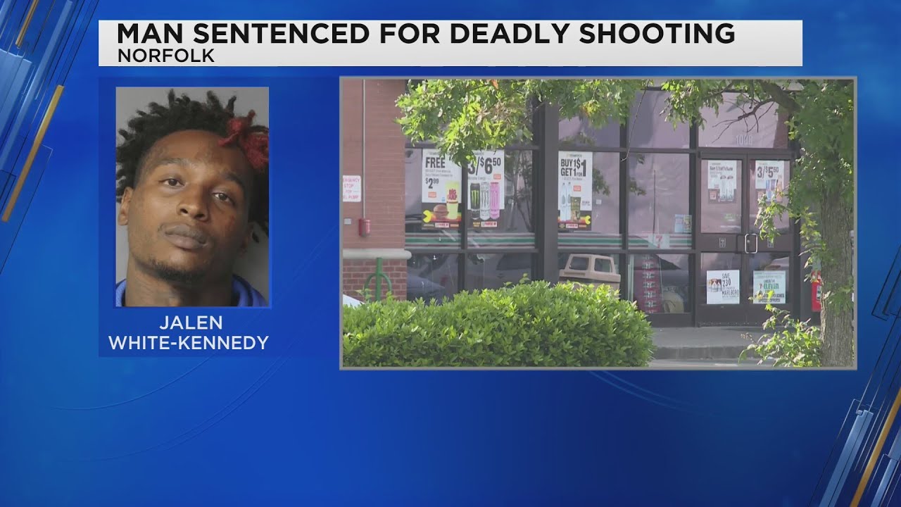 Man sentenced for malicious shooting at 7-Eleven in Norfolk - YouTube