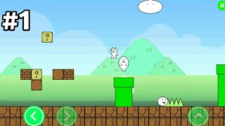 Katanya Game Ini Sangat Susah - Super Cat World HD Level 1 Part 1 screenshot 3