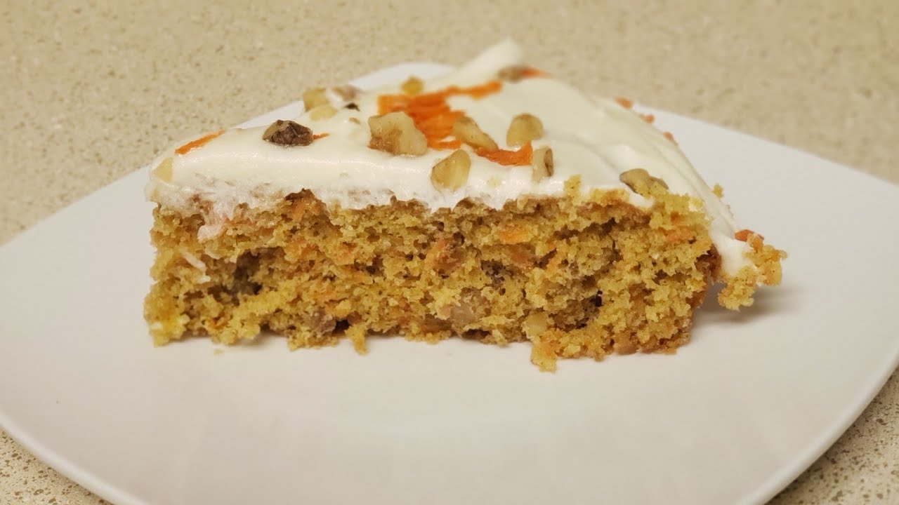 Bizcocho de zanahoria con frosting de queso crema YouTube