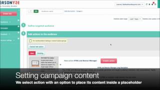Setting Placehoders for Personalized Content