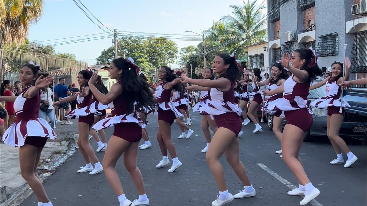 Colegio Salarrué 2024 Cachiporristas MIX CUMBIAS en Sonsonate