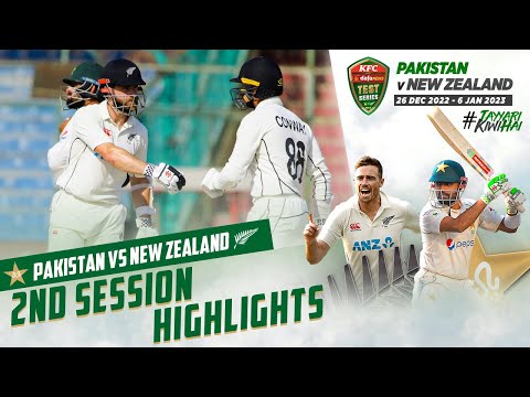 2nd Session Highlights | Pakistan vs New Zealand | 2nd Test Day 1 | PCB | MZ2L