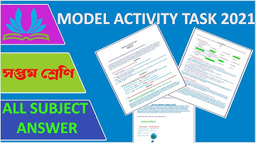 Model Activity Task class 7 part4 July 2021 All Question Answer