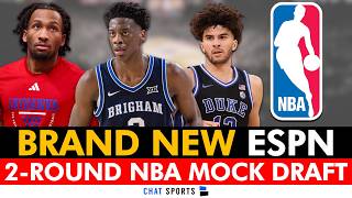 BRAND NEW 2026 NBA Mock Draft From ESPN! AJ Dybantsa Going First Overall?