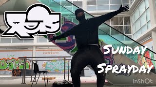 Sunday Sprayday Ep. 99 - Abandoned Escalator Graffiti