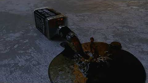 LIQUID MAN/CINEMA4D+REALFLOW+OCTANE/TUTORIAL (Jack Daniels)