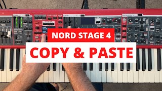 Nord Stage 4 - Using the Copy and Paste Shortcuts screenshot 5