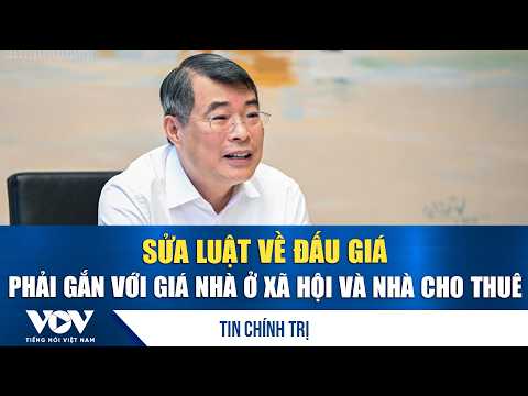 Prime Minister Le Minh Hung: Revisions to Auction Law must be linked to social housing and rental...