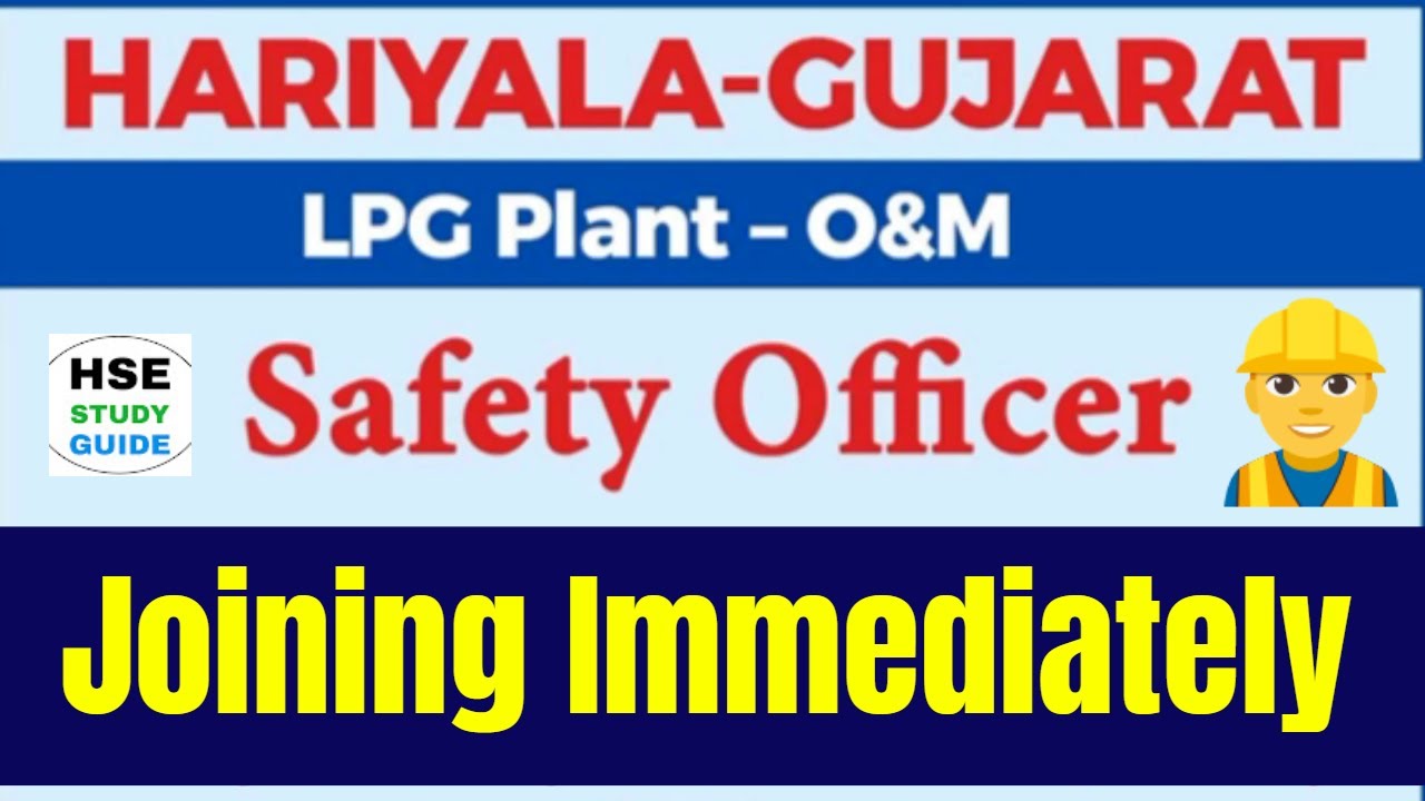 Safety Officer Jobs Safety Jobs Safety Officer Jobs Vacancy HSE STUDY GUIDE YouTube