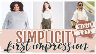 Review: Simplicity Winter 2022 Sewing Patterns