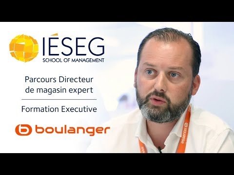 Parcours Directeur de magasin expert - Formation Executive Boulanger - IÉSEG