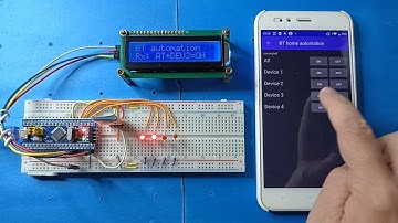 STM32 bluetooth home automation system