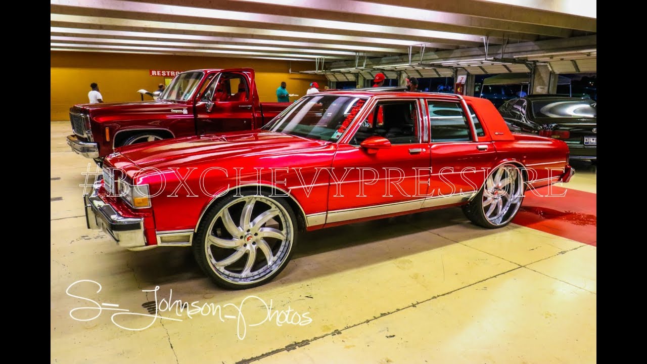 Heavy motor,Tiarra grill, candy painted Box Chevy on