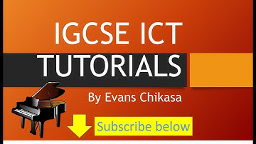 IGCSE ICT February March 2017 Paper 21 Data Manipulation Part 1