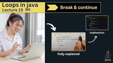 #16 Understanding break and continue Statements in Java.