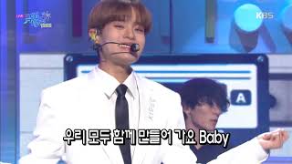 빛(원곡:H.O.T) - AB6IX (에이비식스) [뮤직뱅크 Music Bank] 20191018
