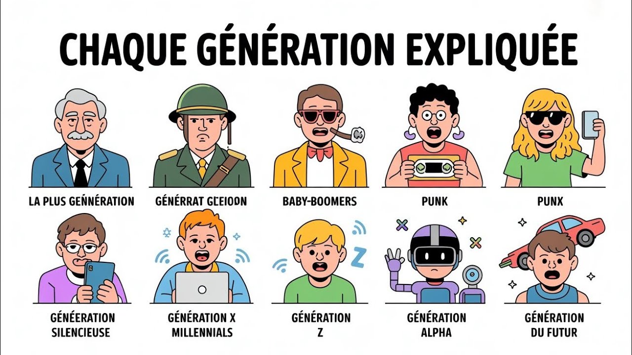 Chaque Génération Expliquée : Le CHOC BRUTAL