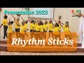 Rhythm sticks  our god is a great big god  