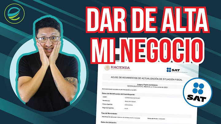 SAT dar de ALTA mi NEGOCIO, establecimiento, LOCAL, puesto, ALMACEN - Gratis en LÍNEA🔥