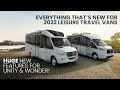 HUGE changes for 2022 Leisure Travel Vans options & features in both the Unity and Wonder