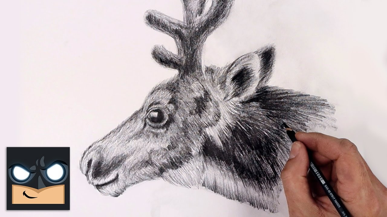 ⁣How To Draw Reindeer | Sketch Tutorial