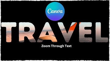 Zoom Through Text Intro in Canva (EASY!)